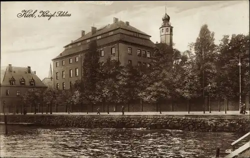 Ak Kiel in Schleswig Holstein, Königliches Schloss