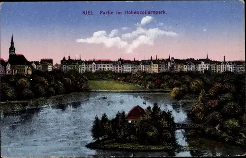Ak Kiel, Partie im Hohenzollernpark