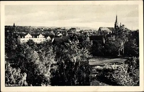 Ak Schwabach in Mittelfranken Bayern, Ortsansicht