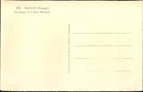 Ak Dakar Senegal, La cirque de l'Anse Bernard