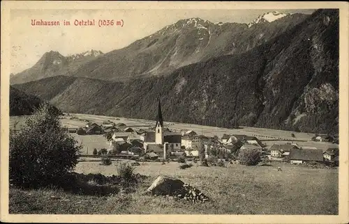Ak Umhausen in Tirol, Panorama