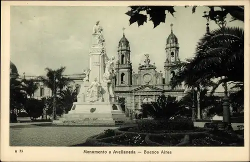 Ak Buenos Aires Argentinien, Monumento a Avellaneda