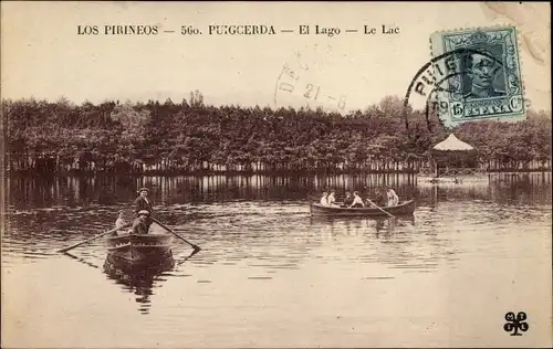 Ak Puigcerda Katalonien, El Lago