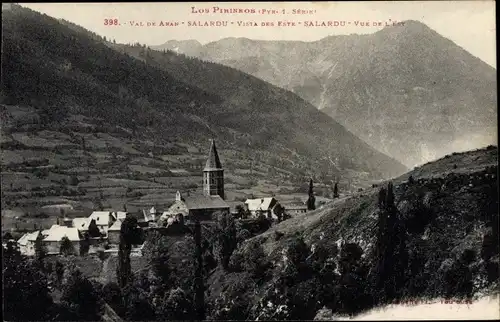 Ak Salardú Katalonien, Val der Aran, Vista des Este