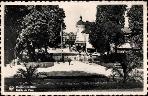 Ak Mondorf les Bains Bad Mondorf Luxemburg, Entrée du Parc