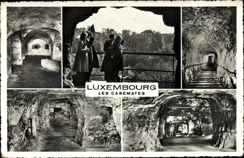 Ak Luxemburg Luxembourg, Les Casemates