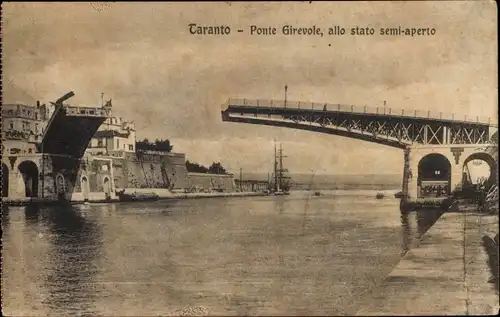 Ak Tarent Taranto Puglia, Ponte Girevole