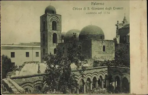 Ak Palermo Sizilien Sicilia Italien, Chiesa di S. Giovanni degli Eremiti