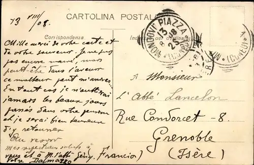 Ak Mondovi Cuneo Piemonte, Piazza e Carassone