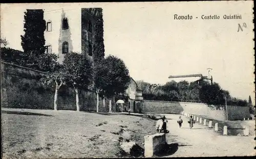 Ak Rovato Lombardei, Castello Quistini