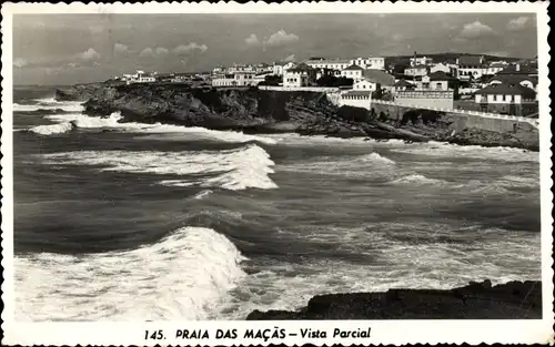 Ak Praia das Maçãs Colares Portugal, Vista Parcial