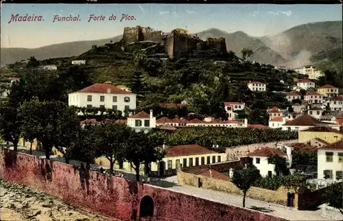 Ak Insel Madeira Portugal, Funchal, Forte do Pico