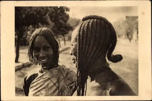 Ak Tchad Tschad, Afrique Equatoriale Francaise, Types de femmes
