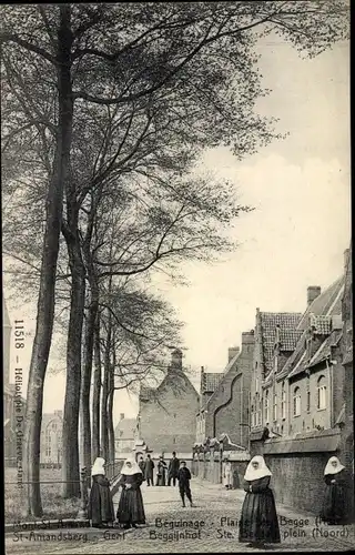 Ak Mont Saint Amand Sint Amandsberg Gent Ostflandern, Beguinage, Plain Ste Begge