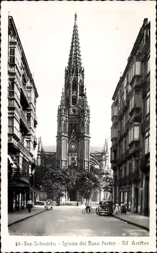 Ak Donostia San Sebastian Baskenland, Iglesia del Buen Pastor