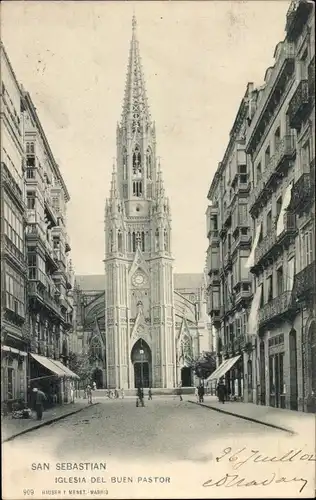 Ak Donostia San Sebastian Baskenland, Iglesia del Buen Pastor