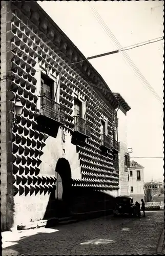 Ak Segovia Kastilien und Leon, Casa de los Picos