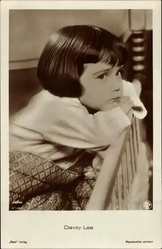 Ak Schauspieler Davey Lee, Kinderportrait