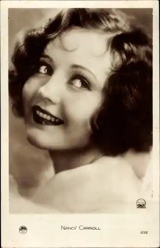 Ak Schauspielerin Nancy Carroll, Portrait