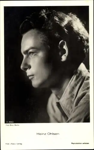 Ak Schauspieler Heinz Ohlsen, Profilansicht