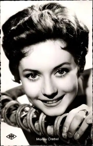 Ak Schauspielerin Marina Orschel, Portrait, Film Träume von der Südsee