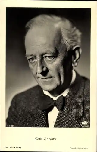 Ak Schauspieler Otto Gebühr, Portrait