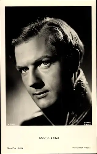 Ak Schauspieler Martin Urtel, Portrait