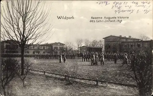 Ak Wildpark Potsdam, Kaserne Auguste Viktoria des Lehr Infanterie Regiments