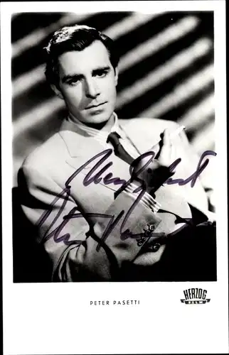 Ak Schauspieler Peter Pasetti, Portrait, Autogramm