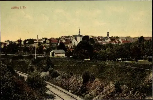 Ak Auma in Thüringen, Totale