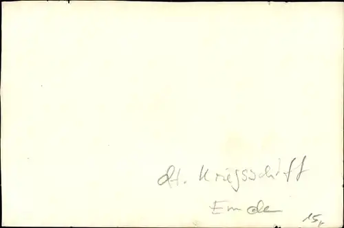 Foto Ak Deutsches Kriegsschiff Emden, Turmaufbau