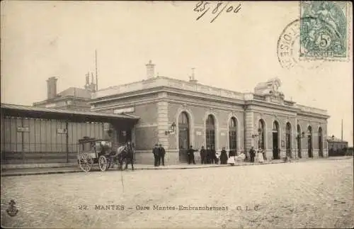 Ak Mantes Yvelines, La Gare