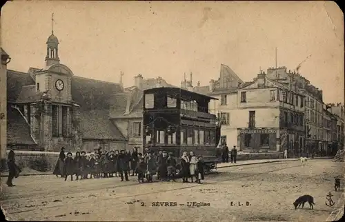 Ak Sèvres Hauts-de-Seine, L'Eglise