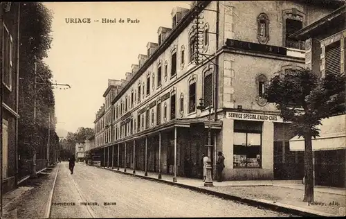 Ak Uriage les Bains Isere, Hotel de Paris