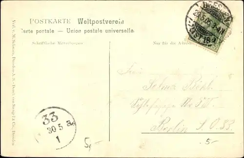 Ak Sächs. Königshaus 1905, König Friedrich August III., Kronprinz Georg, Huldigungsfeier Zittau