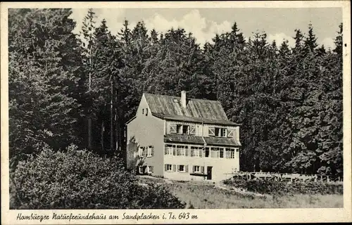 Ak Sandplacken Oberursel im Taunus Hessen, Hamburger Naturfreundehaus