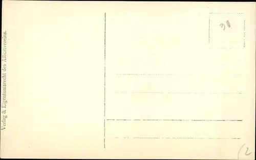 Ak Prinzessinnen Anna, Margarete, Alice, Johann Georg von Sachsen, Wohlfahrtskarte, Albertverein