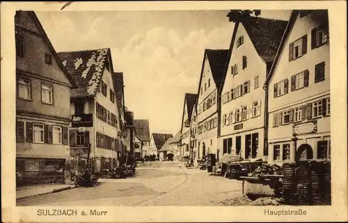 Ak Sulzbach an der Murr, Hauptstraße