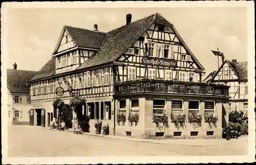 Ak Murrhardt in Württemberg, Gasthof Sonne Post