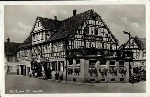 Ak Murrhardt in Württemberg, Gasthof Sonne Post