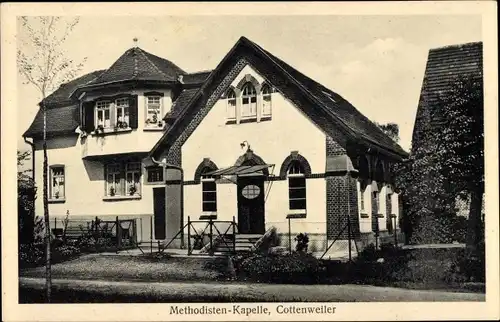 Ak Cottenweiler Weissach im Tal, Methodisten Kapelle