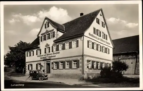 Ak Lutzenberg Althütte in Württemberg, Gasthaus zur schönen Aussicht