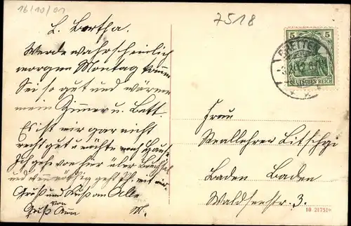 Ak Bretten in Baden, Wilhelmstraße