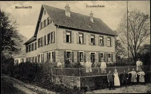 Ak Murrhardt in Württemberg, Partie am Krankenhaus