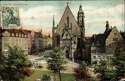 Ak Leipzig in Sachsen, Thomaskirche