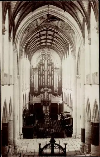 Foto Ak Haarlem Nordholland Niederlande, St. Bavokerk