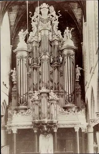 Foto Ak Haarlem Nordholland Niederlande, St. Bavokerk, Orgel
