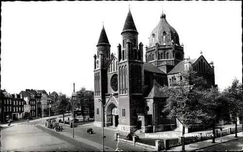 Ak Maastricht Limburg Niederlande, St. Lambertuskerk