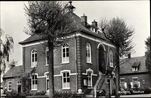 Ak Wanroy Wanroij Nordbrabant, Raadhuis