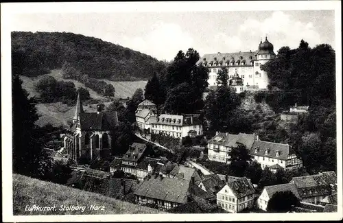 Ak Stolberg im Harz, Ortsansicht